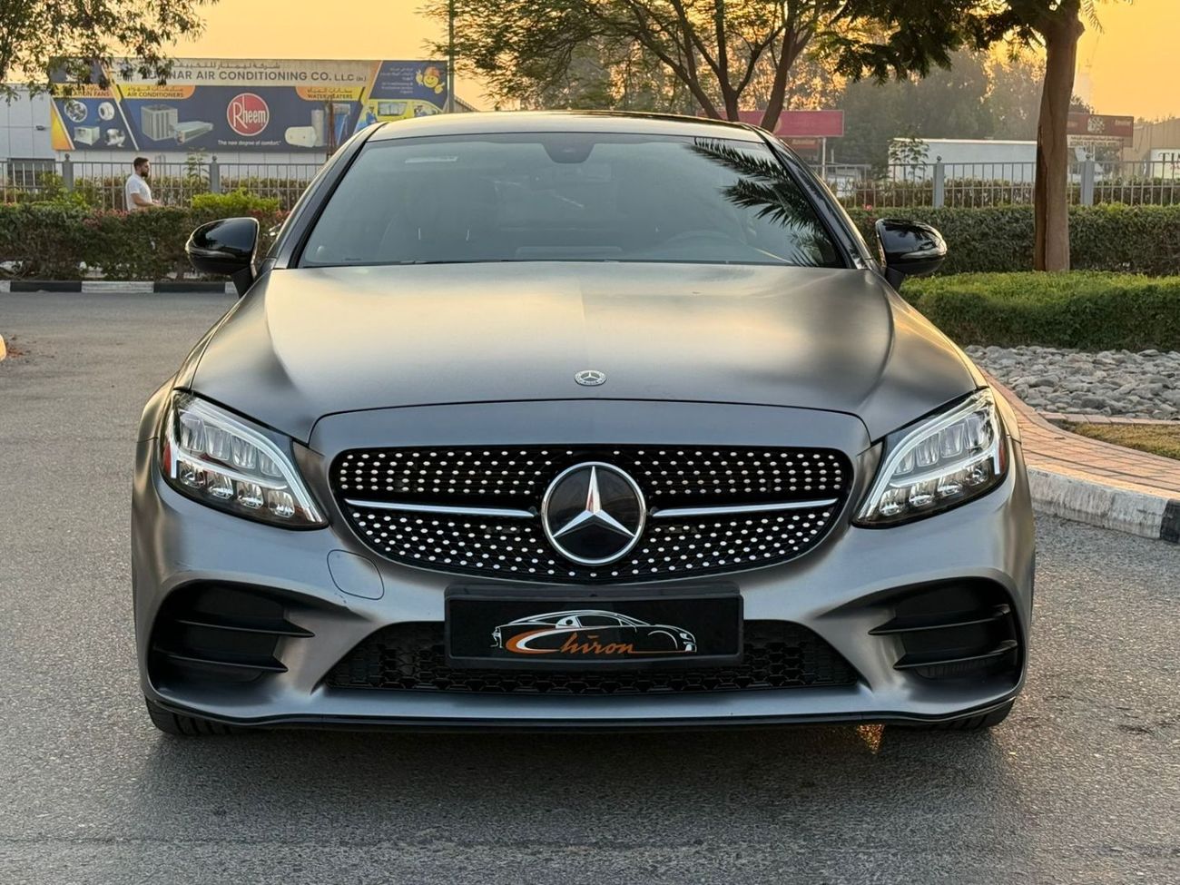Matte Gray Mercedes Benz C300 Coupe 2019